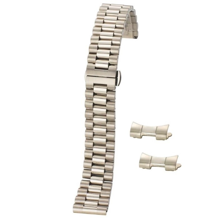 Bratara de ceas Argintie 14mm 16mm 18mm 19mm 20mm 21mm 22mm 23mm 24mm WZ2743
