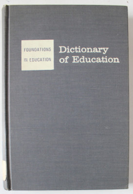 DICTIONARY OF EDUCATION by CARTER V. GOOD , 1959 foto