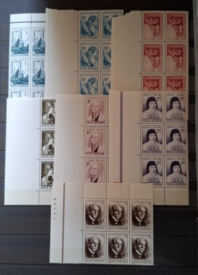Romania MNH 1974 - Aniversari I + II +III ( uzuale ) - LP ( 850 + 858 +869 ) X6 foto