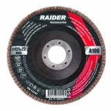 Disc lamelar pentru slefuire 125 mm A40 din zirconiu Raider