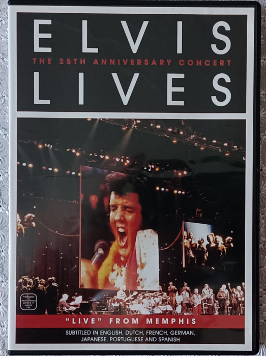 DVD cu muzică Elvis Presley Lives The 25th Anniversary Concert Memphis DVD 2013