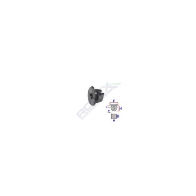 Clema Fixare Elemente Roata Pentru Hyundai, Kia Negru Set 10 Buc 137229 C60666-RMX foto