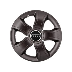 Set 4 Capace Roti 14 inchi (R14) Bis Negru, Compatibile Cu Audi