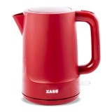 Fierbator Zass ZCK 10 RL Red Line, 2200 W, 1,7 L, baza rotativa, sistem de oprire automat manual, indicator nivel apa - RESIGILAT