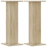 Cumpara ieftin Suporturi de plante 2 buc. sonoma 30x30x80 cm lemn prelucrat