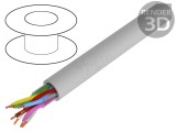 Cablu LiYY-P 4x2x0,25mm2 350V Cu Litat Neecranat