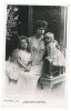 1945 - Queen MARIA & the children, Regale Royalty - old postcard - used - 1915, Circulata, Printata