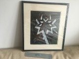 Cumpara ieftin PAUL NEAGU, STARHEAD( CAP-STEA) DESEN ALB-NEGRU INTITULAT SI SEMNAT &rdquo;NEAGU P.&rdquo; 28 X 24 CM, Abstract, Carbune