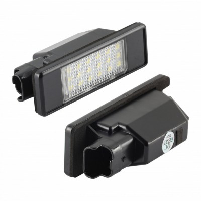 set 2 Lampi LED numar compatibil Citroen, Peugeot foto