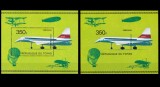 Cumpara ieftin ✅ ( C28 ) Chad 1973 " Avionul Concorde " set colita + EROARE MARE ! colita nedantelata Mi. 684 , bloc 61 , MNH ( dantelat in cota de 14&euro; )