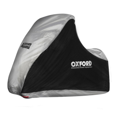 Husa moto 3 roti Oxford Aquatex MP3, impermeabila, negru/gri foto