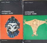 Civilizatiile Europei Vechi Vol. 1-2, Guido Mansuelli, Meridiane 1978, Biblioteca de Arta, Romana, Arta Veche, Album Arta