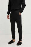HUGO pantaloni lounge din bumbac culoarea negru, neted, 50520501