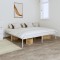 vidaXL Cadru pat metalic, alb, 180x200 cm 350917