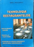 Tehnologia restaurantelor Radu Nicolescu exemplar cu corecturi