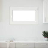 VidaXL Fereastră de subsol &bdquo;RISOR&rdquo; 100x50 cm oscilo-batantă DIN dreapta, albă