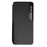 Husa flip din piele compatibila cu samsung galaxy s22,htpmag,e-fold, black