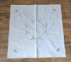 FATA DE MASA VINTAGE DIN BUMBAC GROS CU BRODERIE MANUALĂ SI BRODERIE HARDANGER