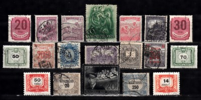 A7 T5 17 - Timbre foarte vechi - Ungaria foto