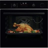 Cuptor incorporabil AEG TR6PB531SB, Electric, Gatire cu abur, Autocuratare pirolitica, 72 l, Clasa A++, Wi-Fi, negru