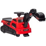 HOMCOM Tractor de Jucărie 3 &icirc;n 1 Excavator Buldozer Mașină de Asfaltat 100x43x48.5cm | Aosom Romania