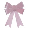 Fundită Decorativă Crăciun, Catifelată, Roz, 23.5x30cm, PVC, Oem