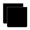 Set 2 Aparatori Noroi Cauciuc Camion Van Remorca 40x40cm Negru AVEX