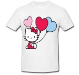 Tricou &quot; Hello Kitty love &quot;