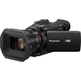 Cameră video profesională Panasonic HC-X1500, 4K UHD, 60p, zoom optic 24x, Obiectiv Leica, 2 sloturi memorie SD, stabilizare pe 5 axe, HDMI, Wi-Fi+, F