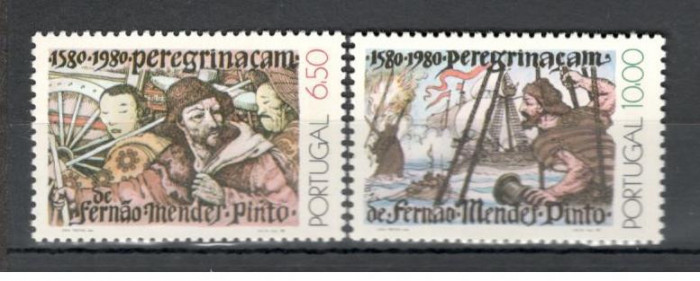Portugalia.1980 400 ani jurnalul de calatorie &quot;A pereginacao&quot;-F.M. Pinto SP.48