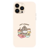 Husa compatibila cu Apple iPhone 15 Pro Max, Viceversa, model Lets bake Pusheen , Silicon, TPU, Transparent, Carcasa