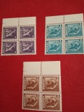 ISLANDA 1939, PEȘTI - 3X4 VALORI MNH, Nestampilat