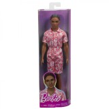 Barbie Papusa Baiat Fashionistas In Salopeta Stil Hawaian Si Sandale Verzi, BARBIE - Fashionistas