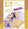 Set Creativ Evantai Djeco, DIY, Lucru Manual, +6 Ani, Bambus, Decorare, Personalizare