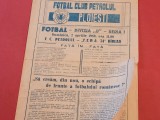 Program meci fotbal PETROLUL PLOIESTI-&quot;FEPA`74&quot; BARLAD (02.04.1989)