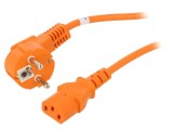 Cablu Alimentare CEE 7/7 la IEC C13 2m, Goobay