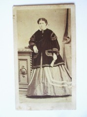 Fotografie pe carton 105 x 63 mm Franz Duschek-Bucuresci circa 1880