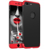 Cumpara ieftin Husa telefon Apple Iphone 7 Plus ofera protectie Subtire 3in1 Lux Design Red-Black