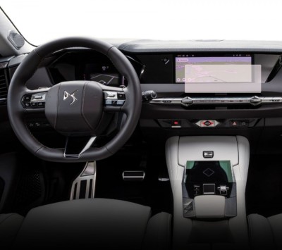 Folie Protectie Navigatie DS Automobiles DS 4 2021+, Duragon, protectie Display Navigatie, silicon Transparent, Anti-zgarieturi, kit instalare foto