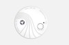 Detector de fum wireless Hikvision DS-PDSMK-S-WE, frecventa operare: 868MHz,