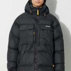 Columbia geacă Ballistic Ridge Oversized Puffer bărbați, culoarea negru, de iarnă, oversize 2011261-703