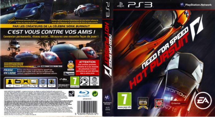 PS3 NFS Hot Pursuit Joc (PS3) aproape nou