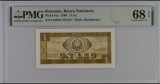 Bancnota 1 Leu 1966, PMG 68 UNC, Gradata - Numismatica Romaneasca