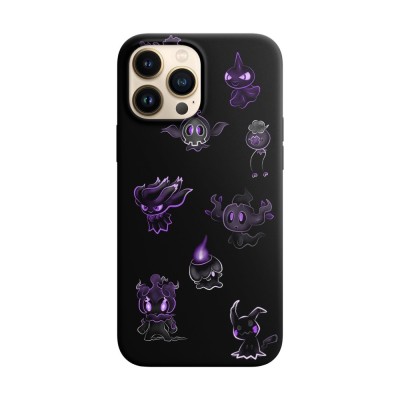 Husa compatibila cu Apple iPhone 14 model Neon Ghost pokemon, Silicon, TPU, Viceversa foto