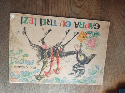 CAPRA CU TREI IEZI, ILUSTRATA DE ION DEACK, 1964 foto