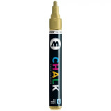 Marker Molotow CHALK Marker &amp;bdquo;metallic&amp;rdquo; 4 mm metallic gold 002