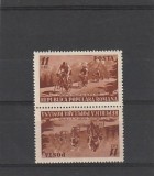 ROMANIA 1951 LP 281a CIRCUITUL CICLIST TETE-BECHE STARE MNH