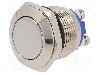 Intrerupator anti-vandalism, OFF-(ON), &Oslash;19mm, ONPOW - GQ19F-10/N