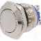 Intrerupator anti-vandalism, OFF-(ON), &Oslash;19mm, ONPOW - GQ19F-10/N