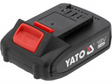 YATO Acumulator Li-Ion 18V, 2.0Ah, LED incarcare acumulator